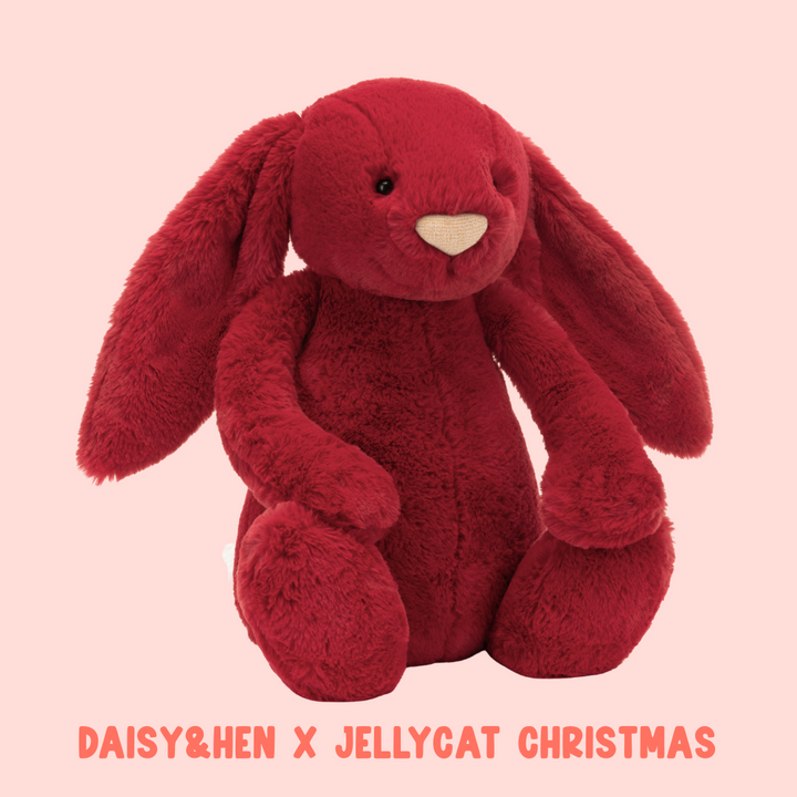 Jellycat Bashful Luxe Bunny Scarlett Big