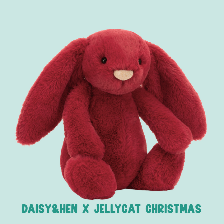 Jellycat Bashful Luxe Bunny Scarlett Original