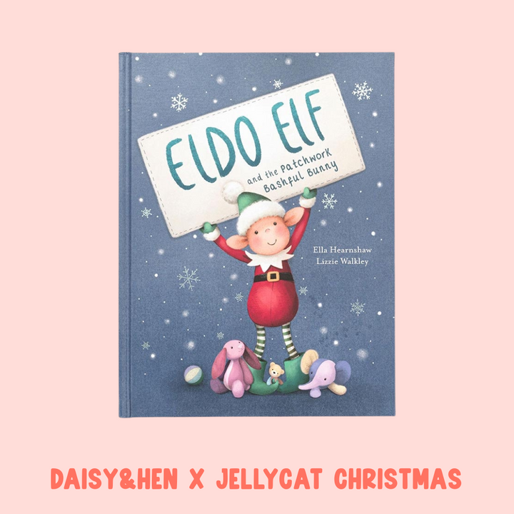Jellycat Eldo Elf and the Patchwork Bashful Bunny Book