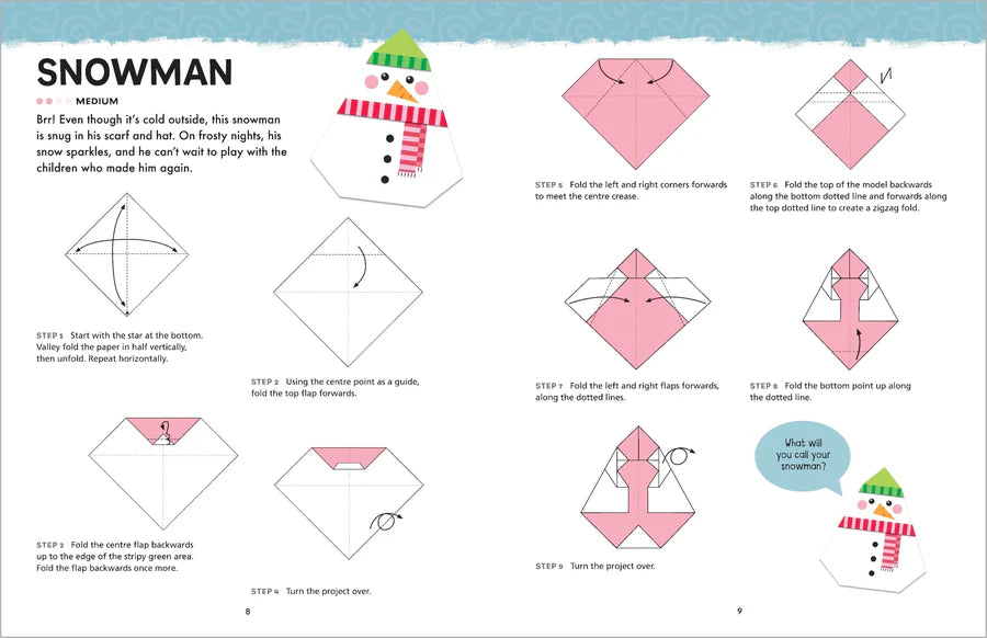 Origami Activity Book - Christmas