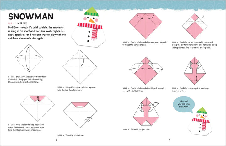 Origami Activity Book - Christmas