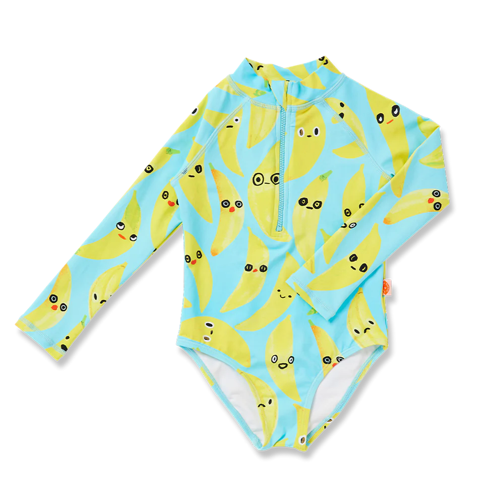 Long Sleeve Zip Bather Peel Party