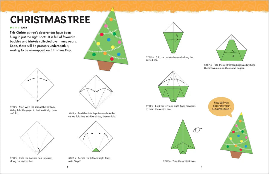 Origami Activity Book - Christmas