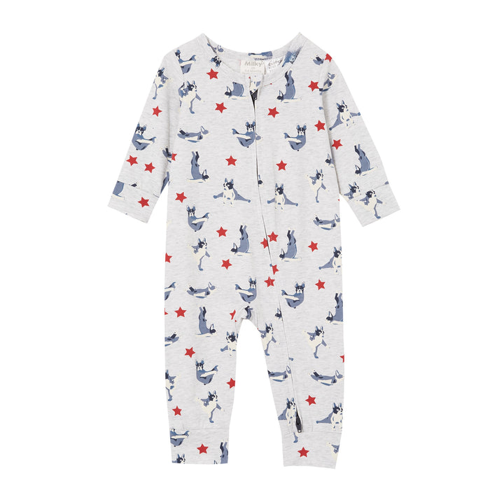 Milky Zip Romper - Downward Dog