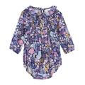 Shirred Playsuit - Winter Bouquet
