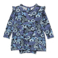 Frill Baby Dress - Indigo