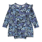Milky Frill Baby Dress - Indigo