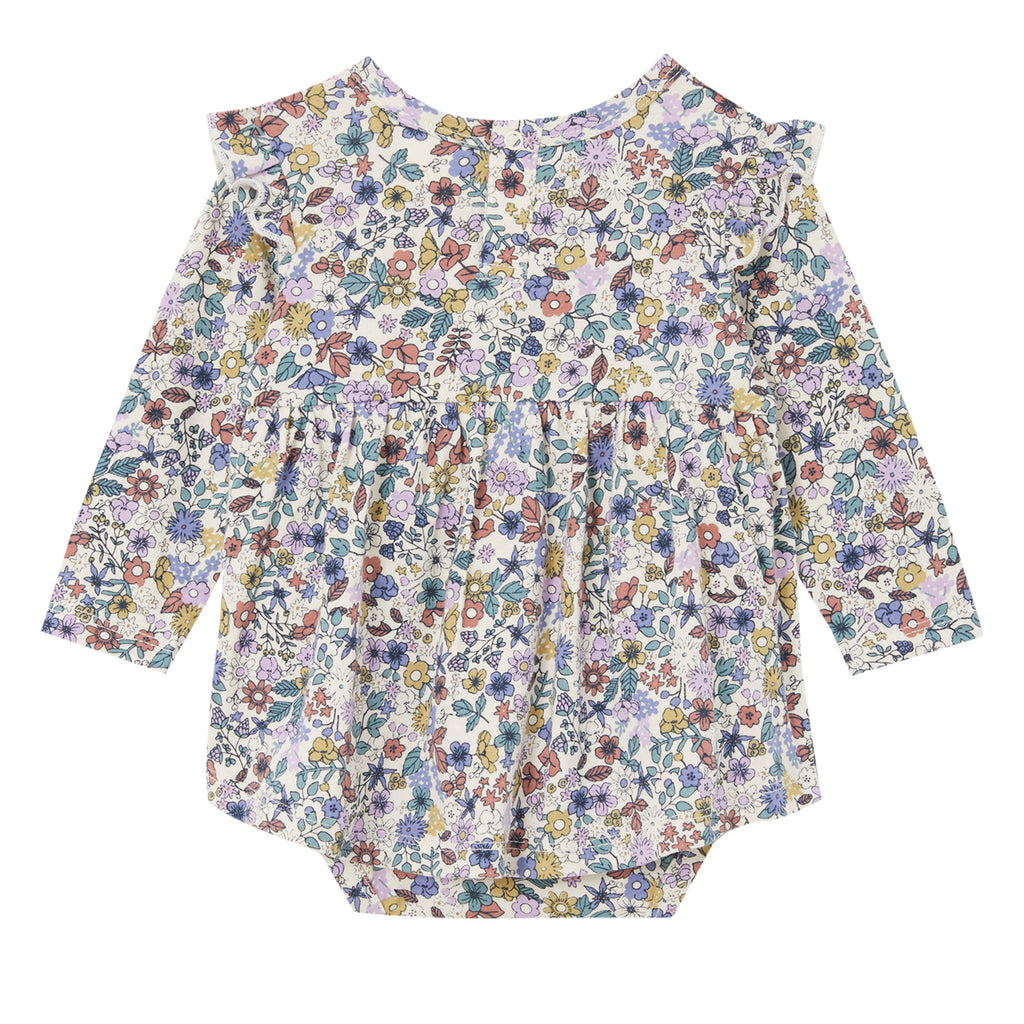 Milky Frill Baby Dress - Autumn Floral