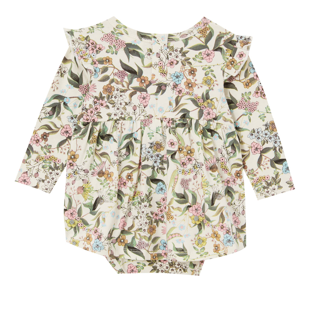 Milky Frill Baby Dress - Wildflower