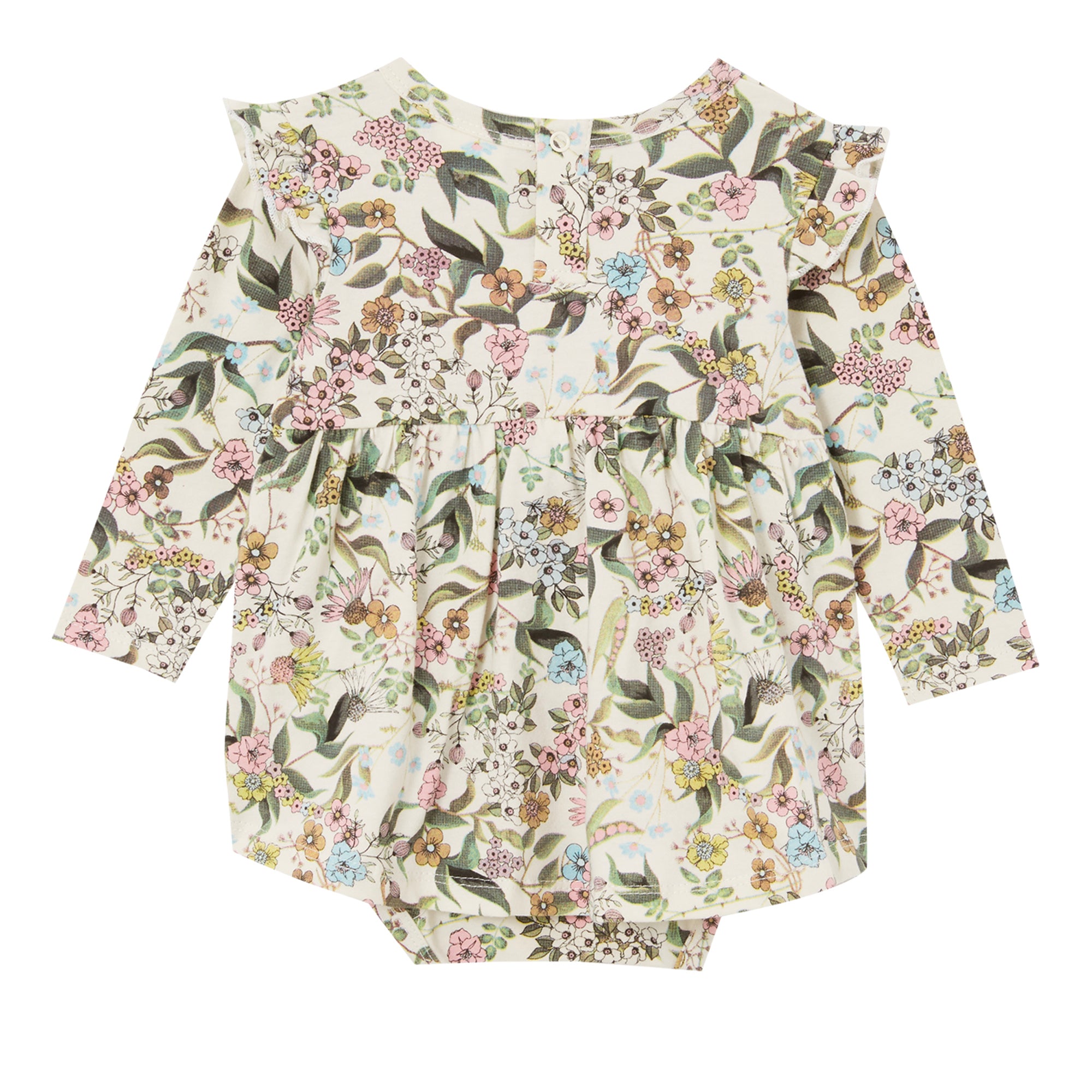 Milky Frill Baby Dress - Wildflower