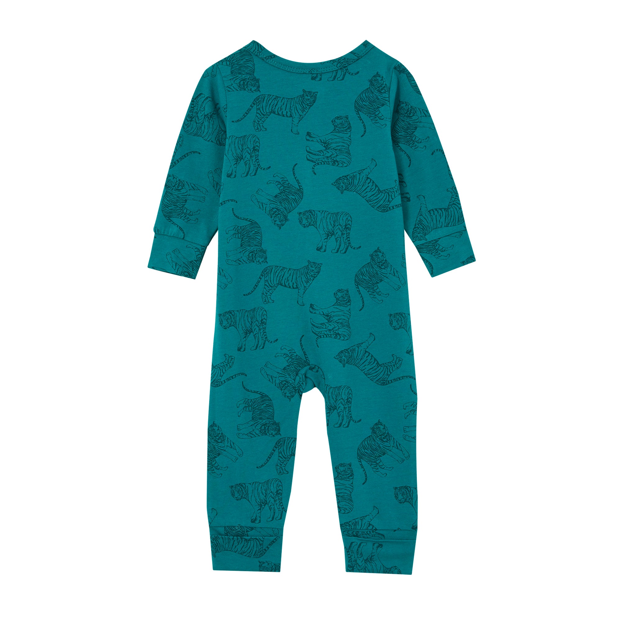 Milky Zip Romper - Tigers