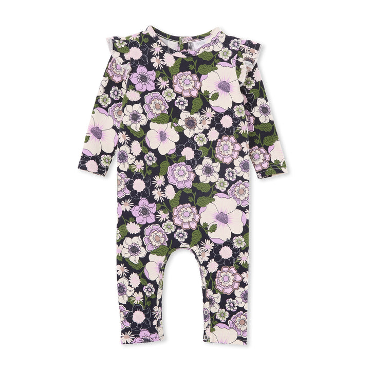 Milky Frill Footless Romper - Bellerose