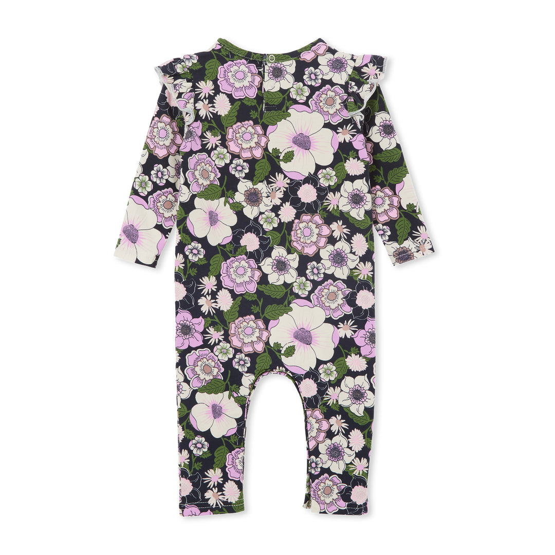 Milky Frill Footless Romper - Bellerose