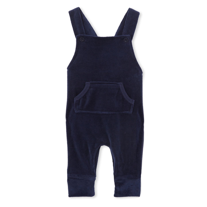 Milky Velour Overall - Navy