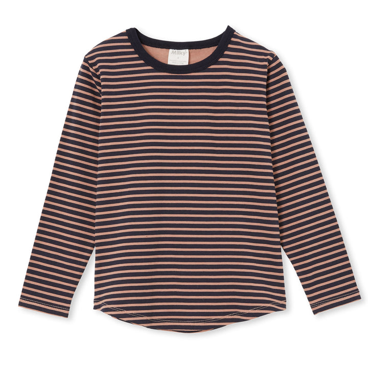 Milky Long Sleeve Tee - Stripe