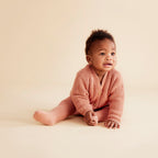 Knitted Legging with Feet - Cream Tan