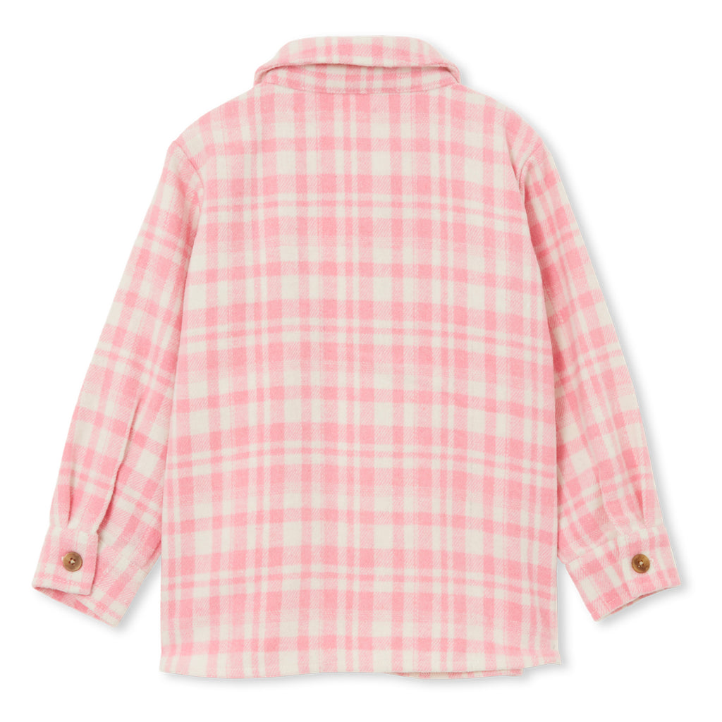 Milky Overshirt - Pink Check