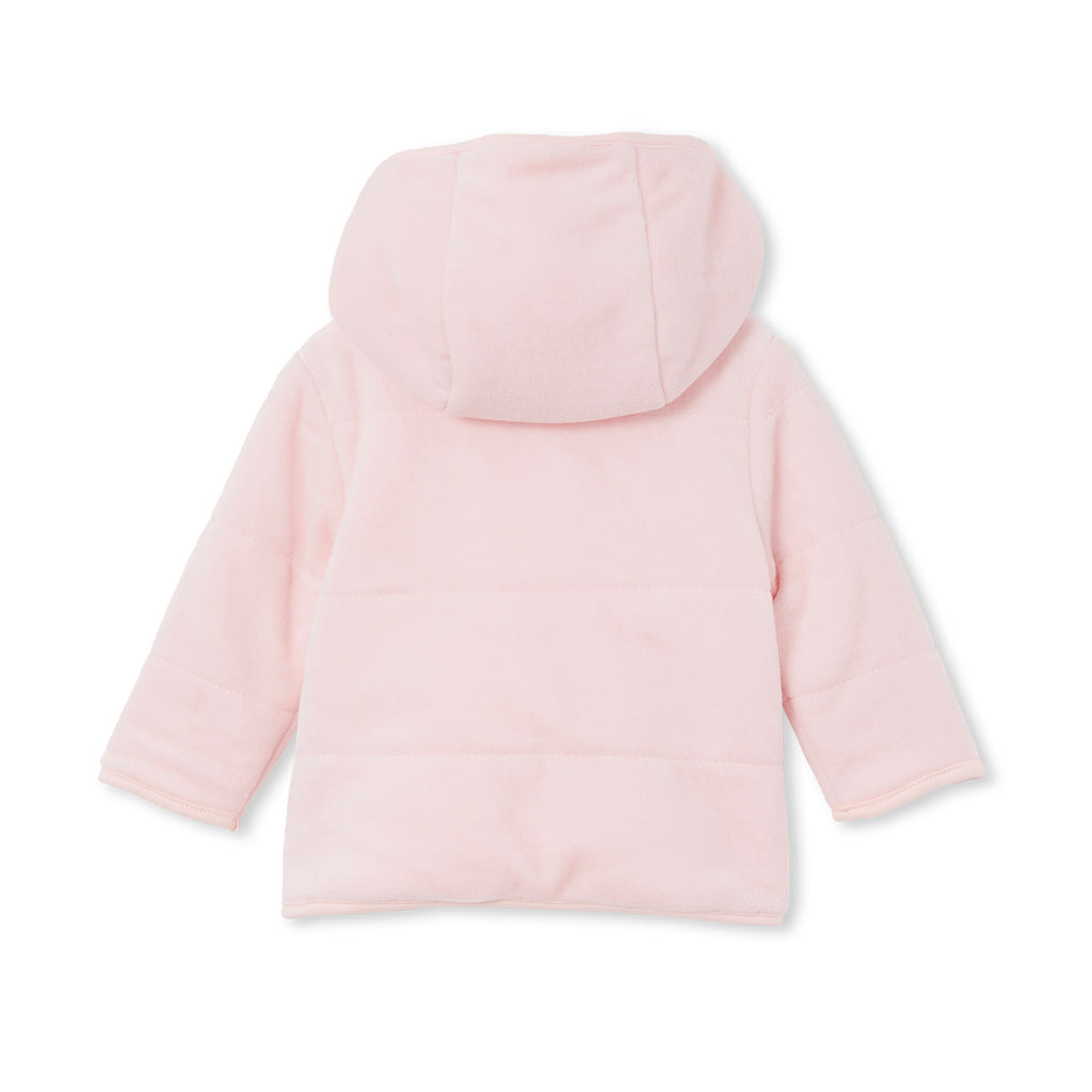 Milky Velour Baby Jacket - Pastel