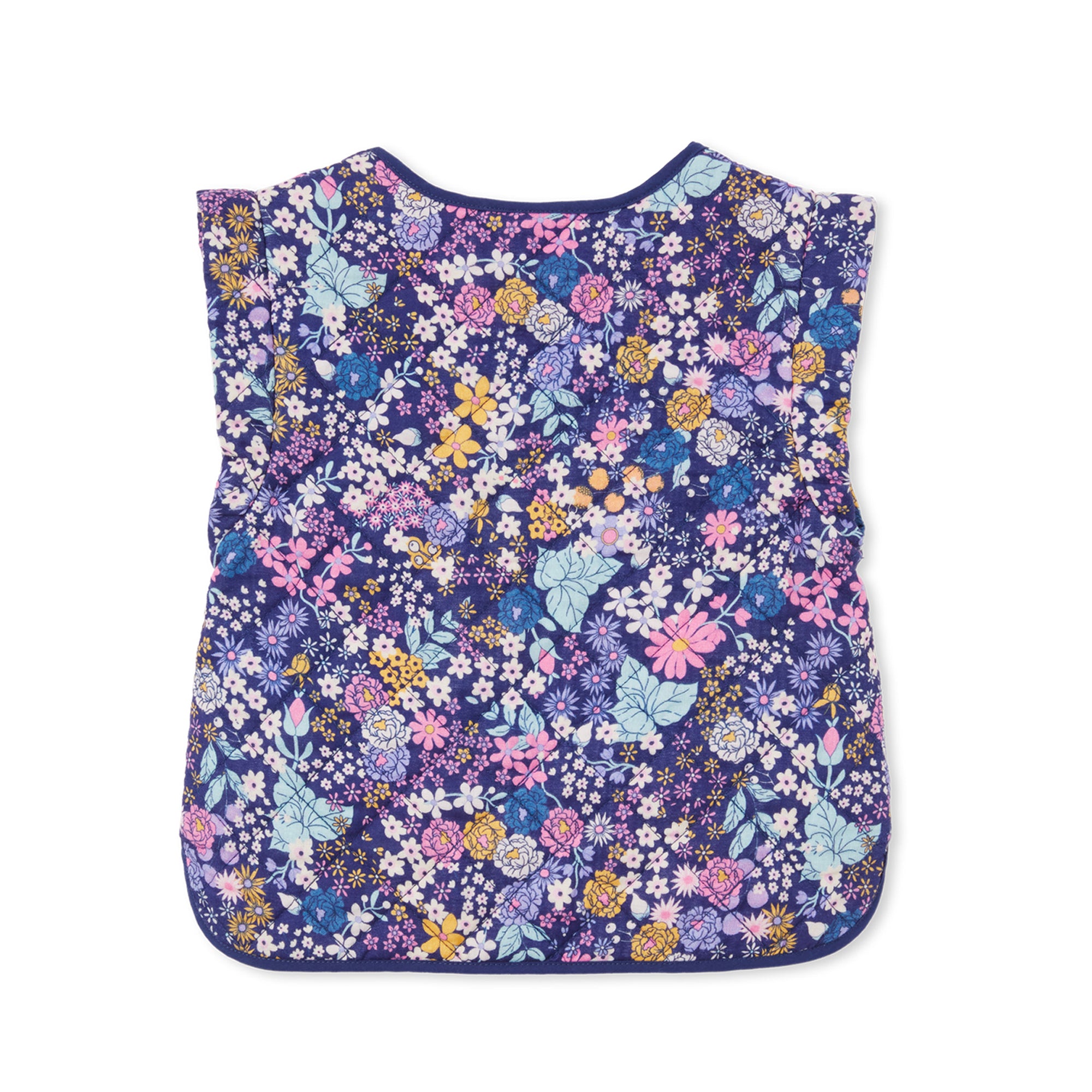 Milky Quilted Vest - Winter Bouquet