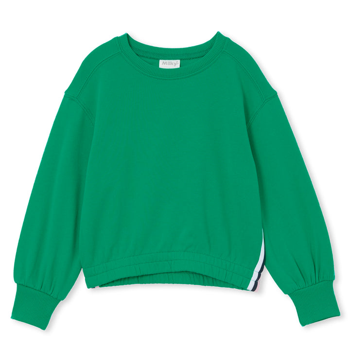 Milky Sweatshirt - Green Sporty