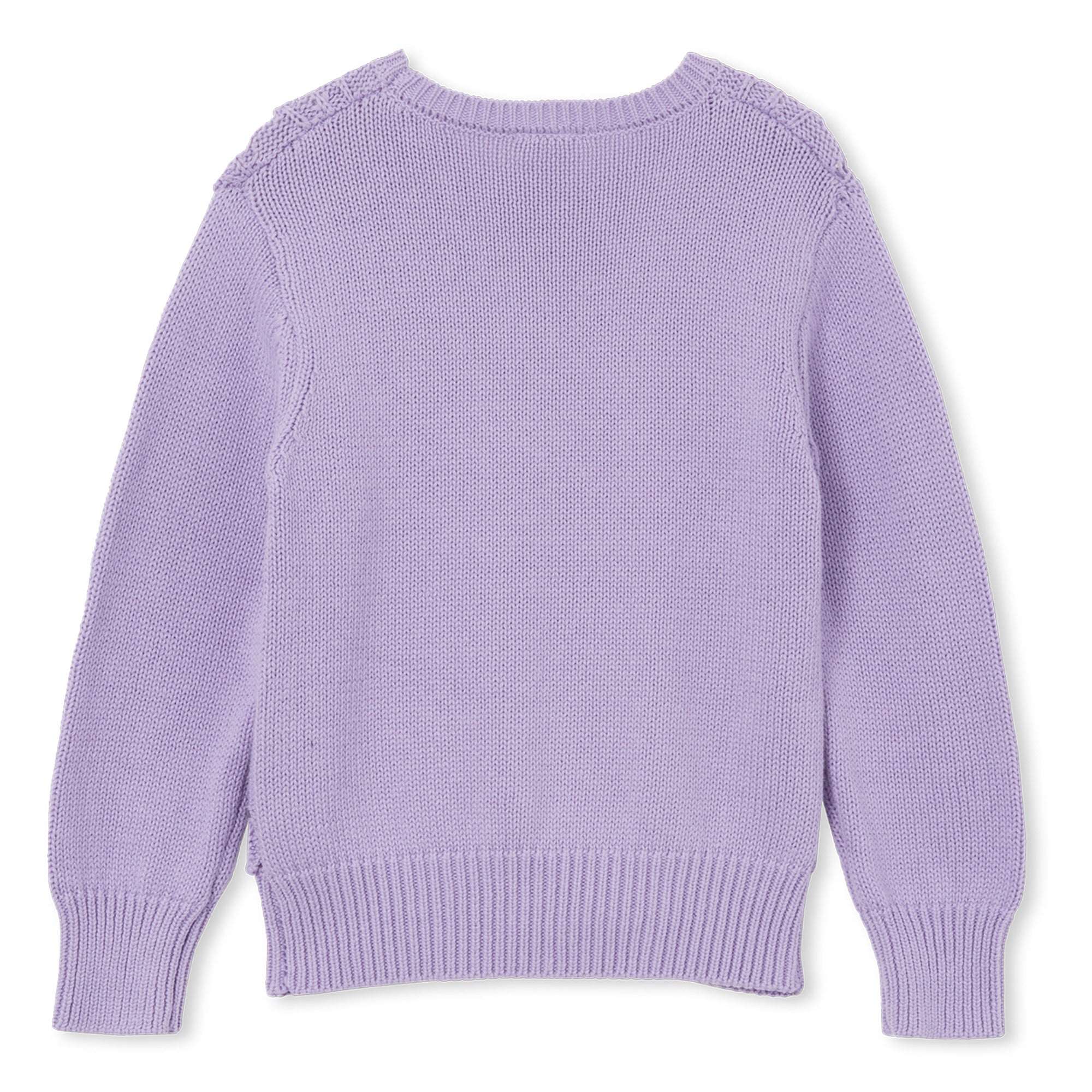 Milky Knit Jumper - Lilac Detail