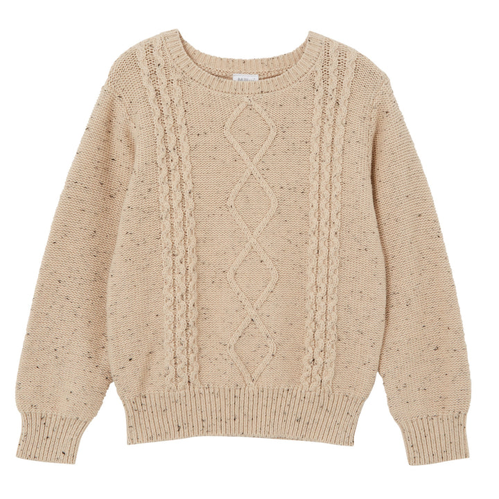 Milky Cable Knit Jumper - Fleck