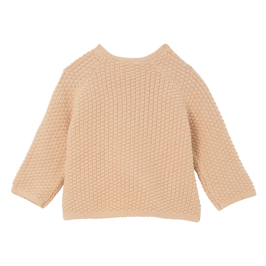 Milky Baby Knit Cardigan - Natural