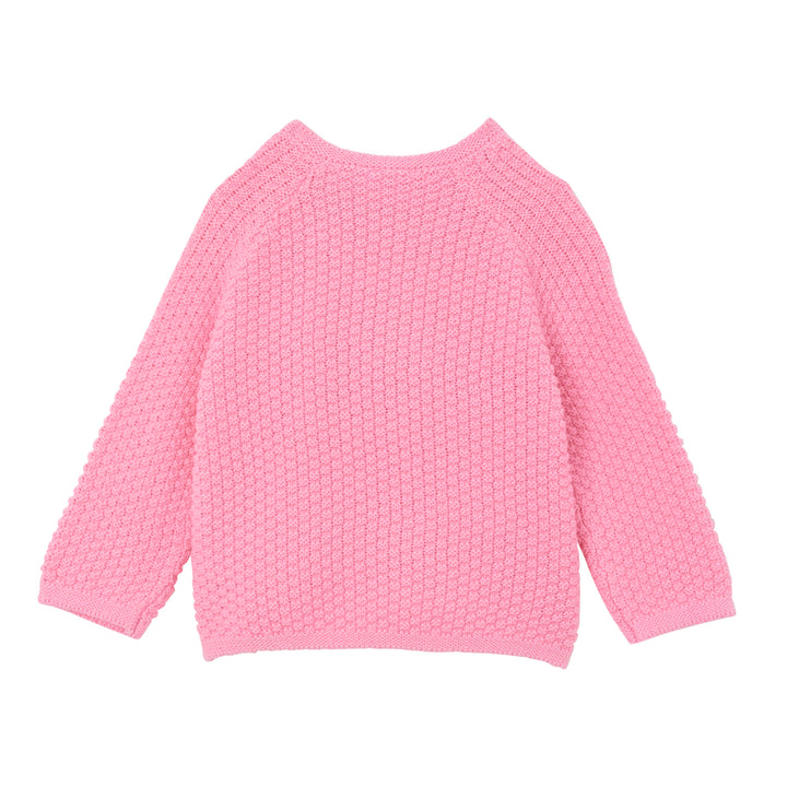 Milky Baby Knit Cardigan - Pink