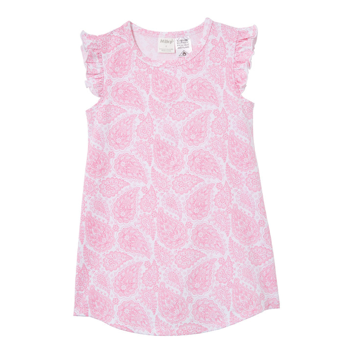 Milky Pink Paisley Nightie