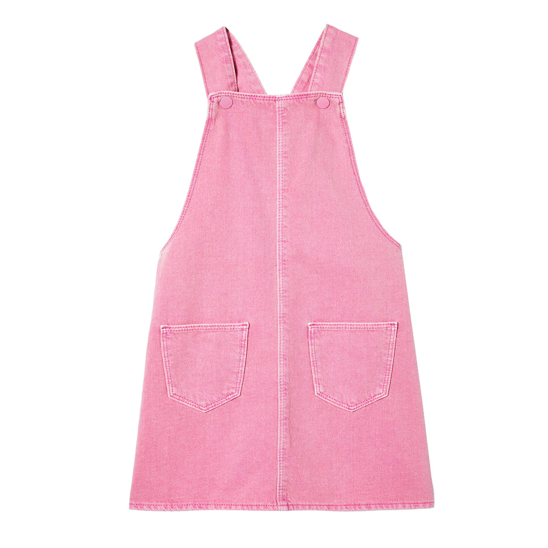 Milky Pink Denim Pinni - Pink