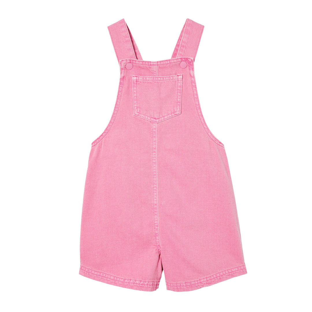 Milky Pink Denim Overall - Pink