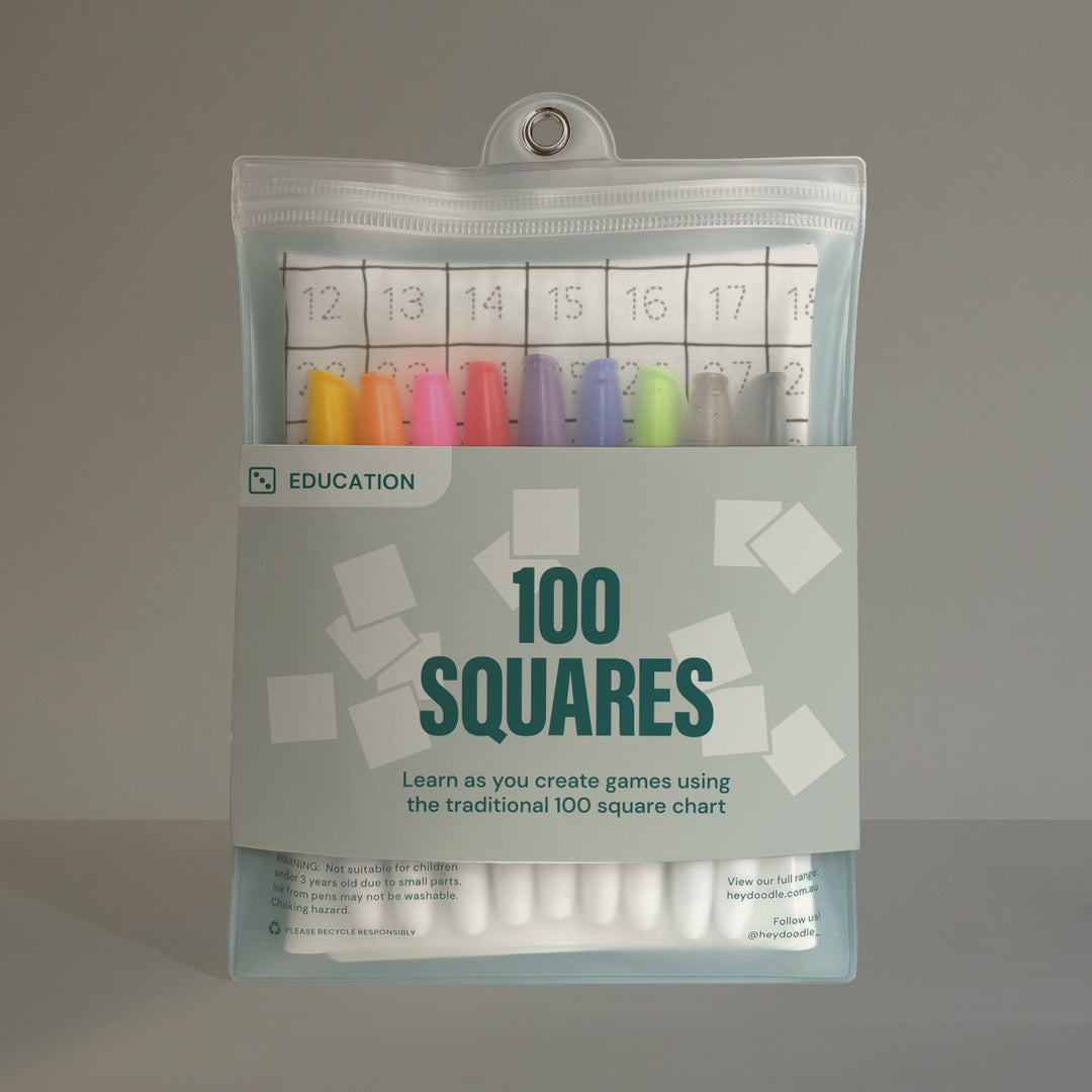 Hey Doodle Mat - 100 Squares | EDU