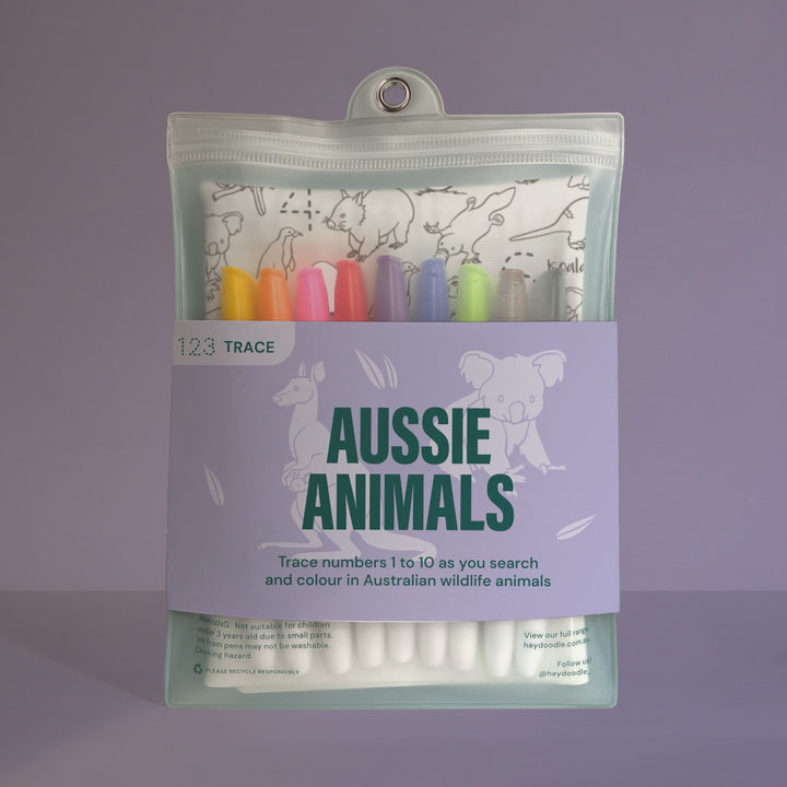 Hey Doodle Mat - Aussie Animals | 123