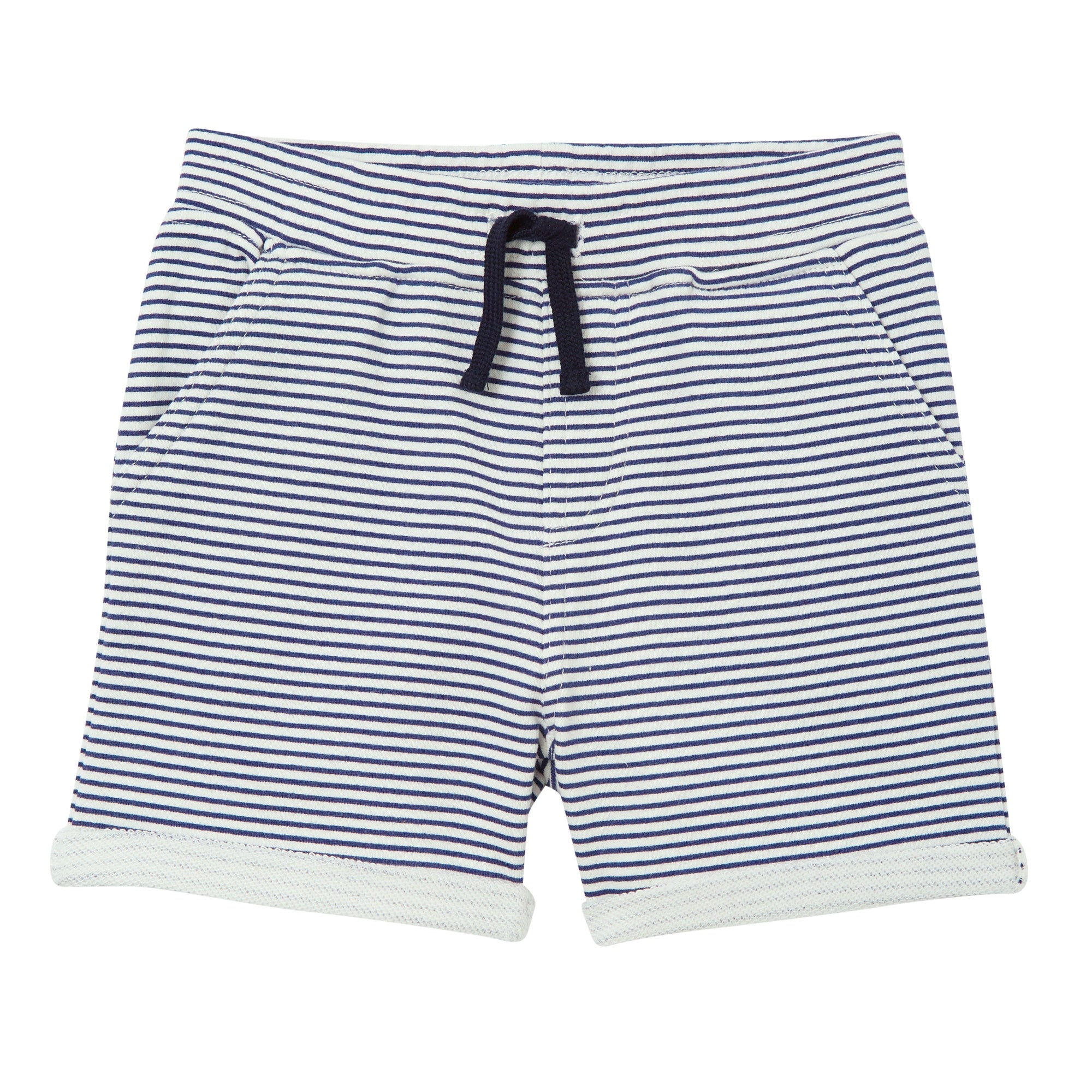 Milky Stripe Fleece Short - Oatmeal