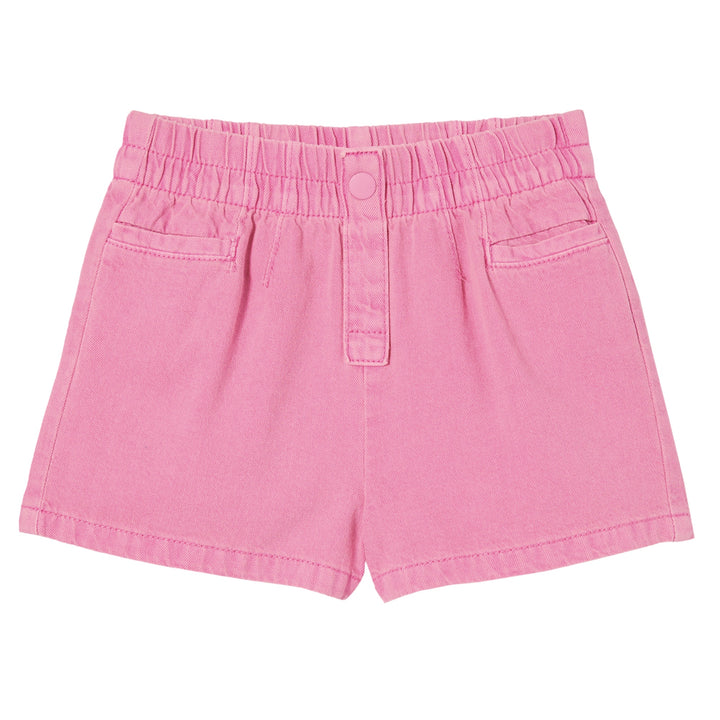 Milky Pink Denim Short - Pink