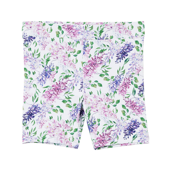 Milky Wisteria Bike Short