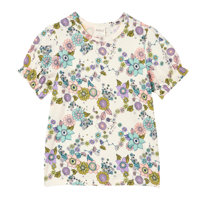 Milky Daisy Chain Tee - Off White