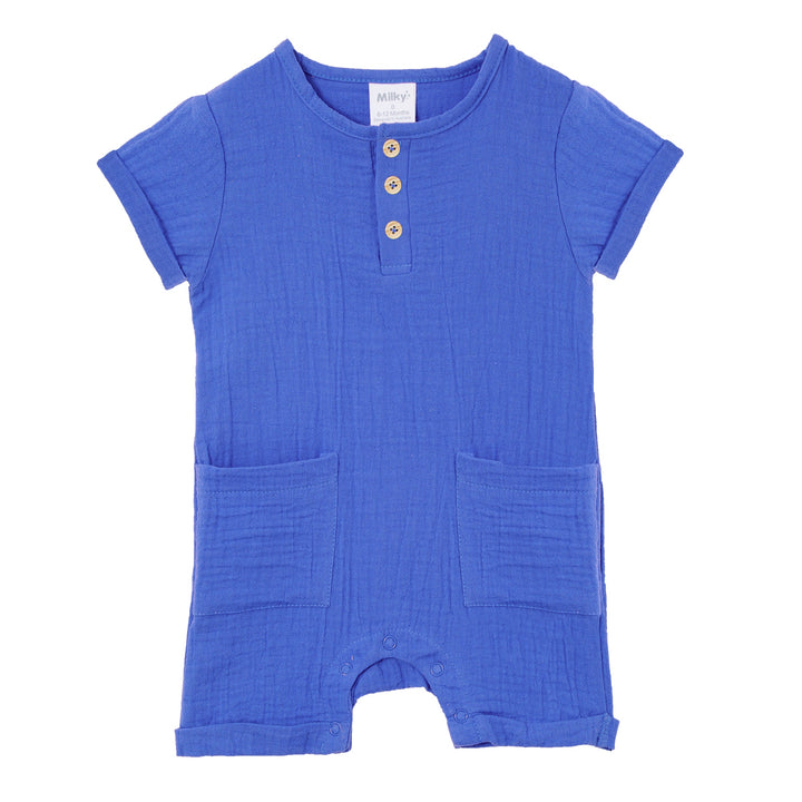 Milky Blue Summer Romper - Regatta