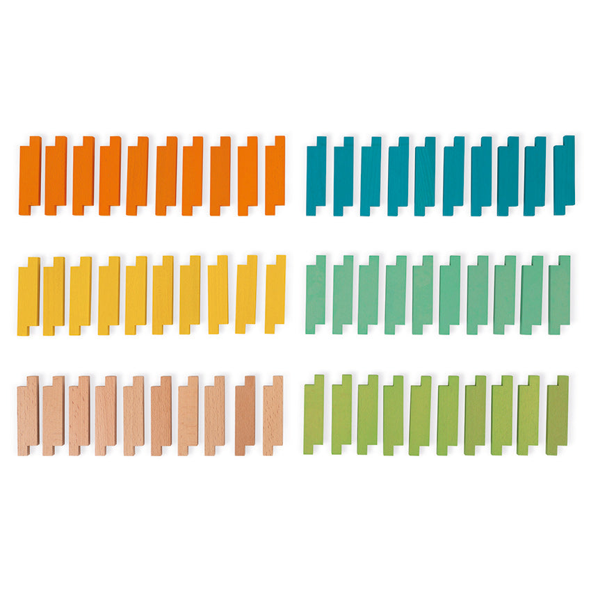 Janod - 60 Piece Connecting Blocks