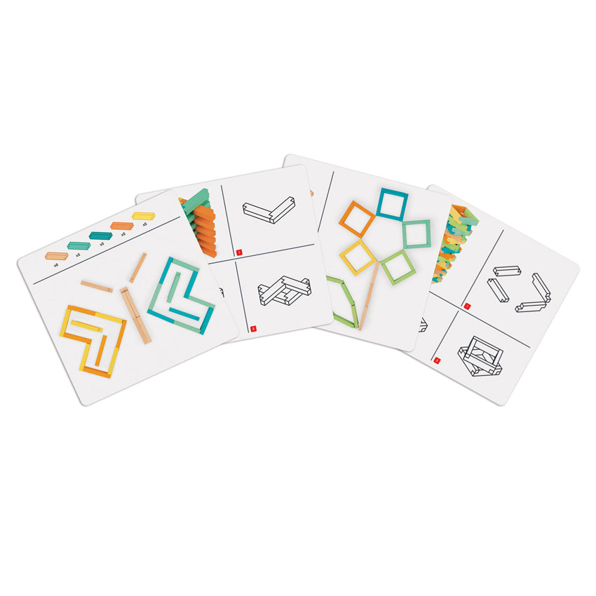 Janod - 60 Piece Connecting Blocks