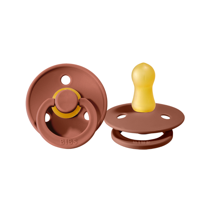 BIBS Colour Pacifier 2 Pack - Woodchuck