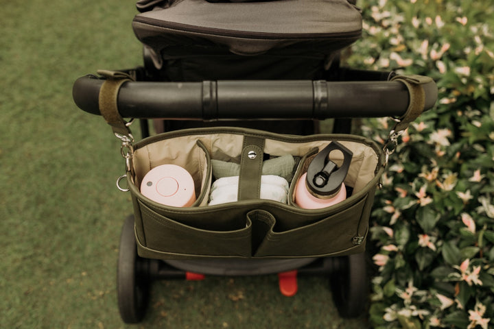 OiOi Stroller Organiser - Olive