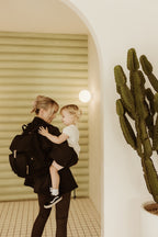 Nappy Backpack - Nylon Black/Gold