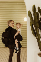 Nappy Backpack - Nylon Black/Gold