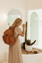 Nappy Backpack - Nylon Ochre/Gold