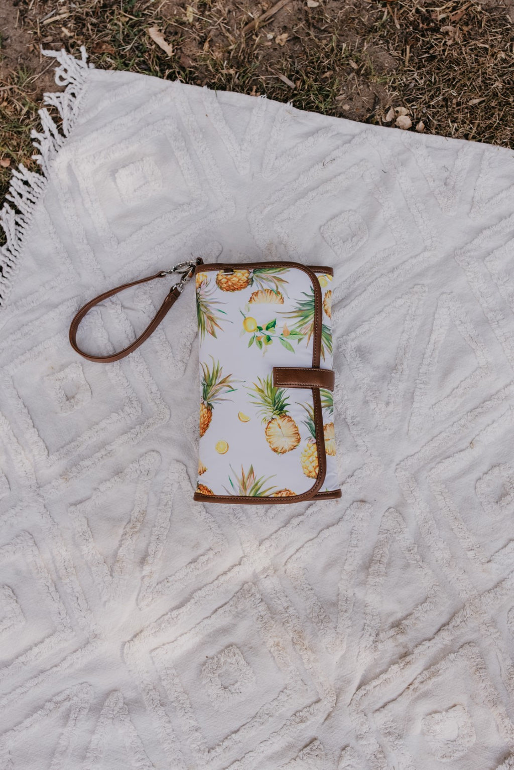 Change Clutch - Pineapple/Tan
