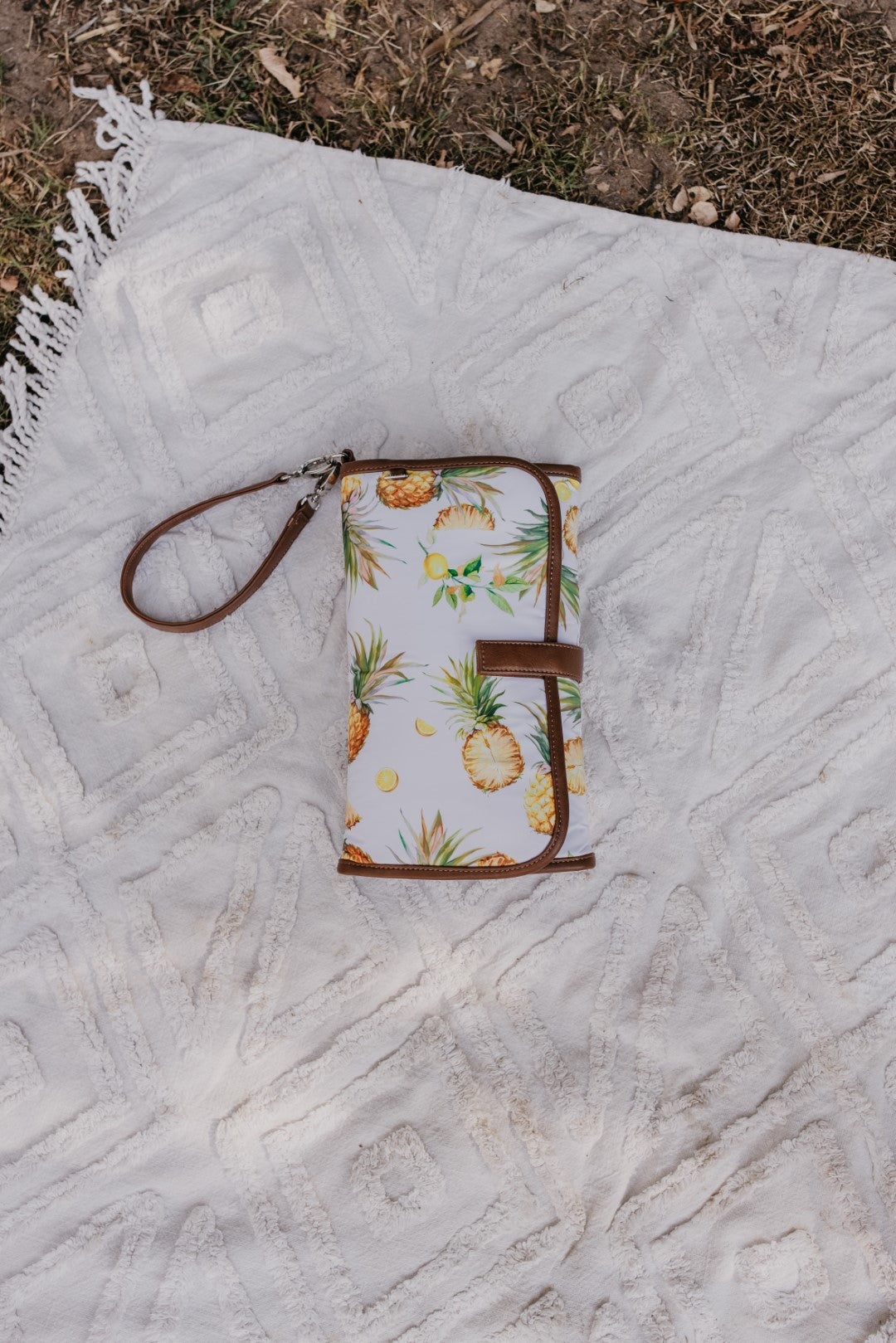 Change Clutch - Pineapple/Tan