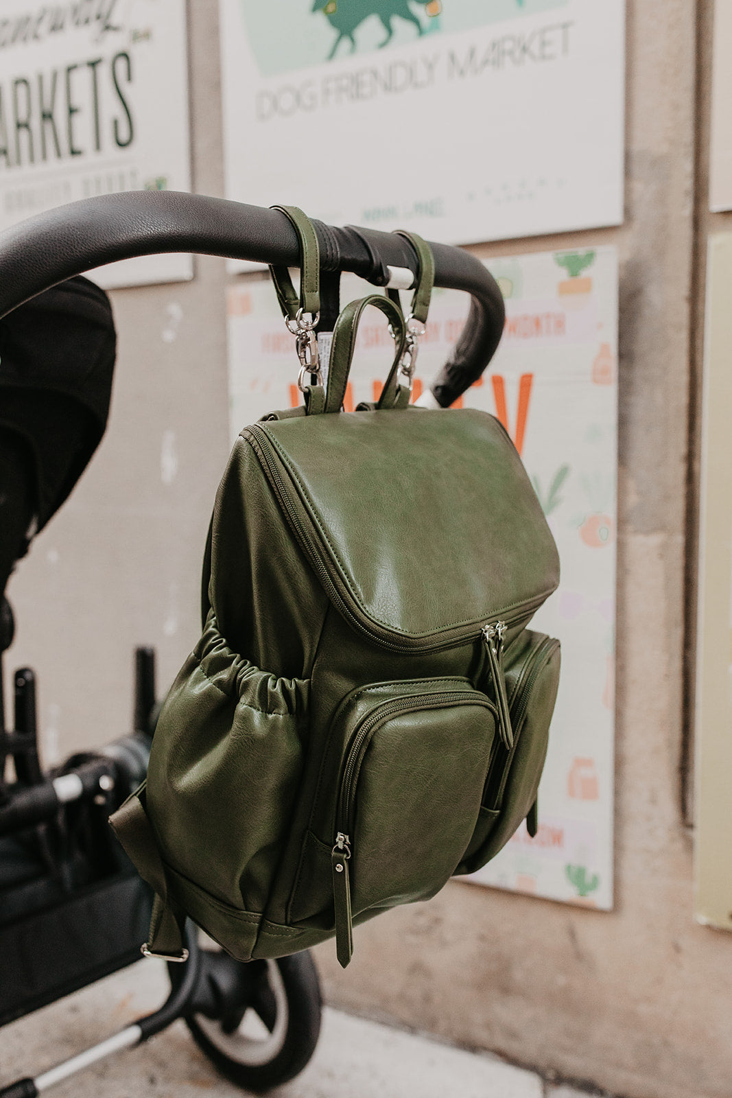OiOi Nappy Backpack - Olive