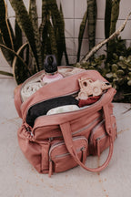 Carry All Nappy Bag - Dusty Rose