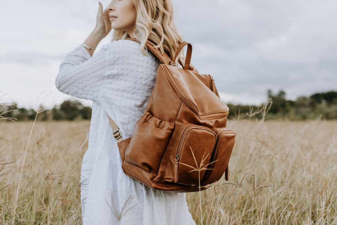 OiOi Nappy Backpack - Tan